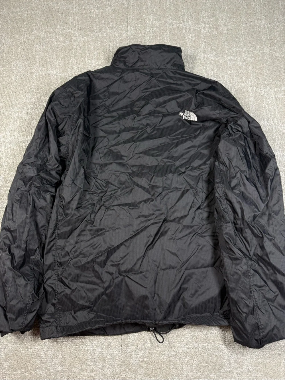 The North Face Black Full Zip Windbreaker Jacket Mens Large